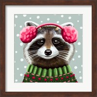 Cute Raccoon Fine Art Print