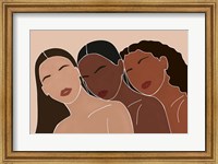 Three Women Fine Art Print