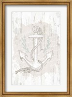 Calming Coastal Anchor Fine Art Print