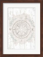 Calming Coastal Compass Fine Art Print