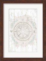 Calming Coastal Compass Fine Art Print