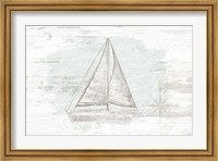 Calming Coastal Sailboat Fine Art Print