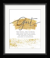 Grit Framed Print
