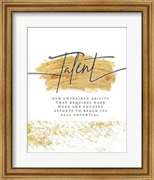 Talent Fine Art Print