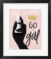 Go Girl, Queen Framed Print