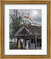 The Old Gas Station Fine Art Print