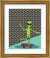 Skating Alien Fine Art Print
