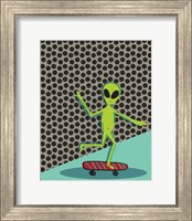 Skating Alien Fine Art Print