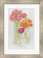 Flowers in Vases Fine Art Print