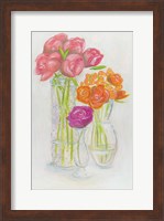 Flowers in Vases Fine Art Print