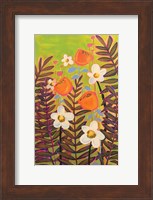 Orange Floral Fine Art Print