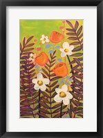 Orange Floral Fine Art Print