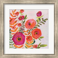 Flowers and Leaves Fine Art Print
