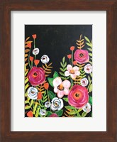 Flowers on Black II Fine Art Print