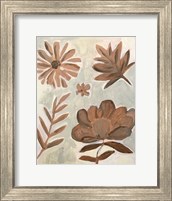 Brown Flowers Fine Art Print