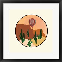 Hot Air Desert Framed Print