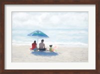 Family Beach Day Fine Art Print