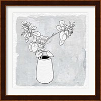 Leafy Branch with Vase Fine Art Print