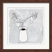 Leafy Branch with Vase Fine Art Print
