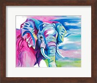 Fun Colorful Elephant Fine Art Print
