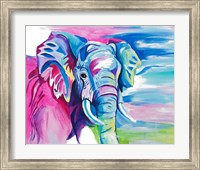 Fun Colorful Elephant Fine Art Print