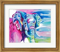 Fun Colorful Elephant Fine Art Print