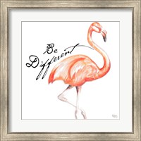 Be Different Flamingo I Fine Art Print