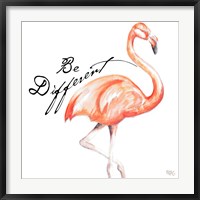 Be Different Flamingo I Fine Art Print