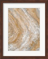 Cool Earth Marble Abstract II Fine Art Print