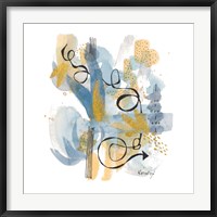 Dreaming In Gold And Blue II Fine Art Print