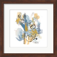 Dreaming In Gold And Blue II Fine Art Print