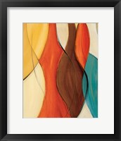 Orange Coalescence II Fine Art Print