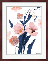 Watercolor Pink Poppies I Fine Art Print