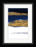 Midnight Gold Rain II Framed Print