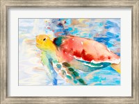 Turtle Passing Trhough Fine Art Print