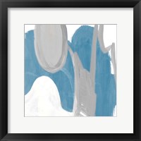 Catching The Tempo Blue II Framed Print