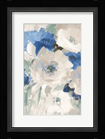 Blue Flower Power II Framed Print
