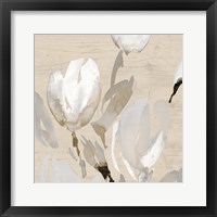 Neutral Tulips I Framed Print