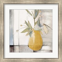 Golden Afternoon Bamboo Leaves II Fine Art Print