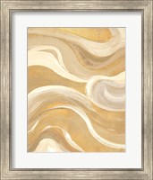 Gold Curvilinear Fine Art Print