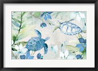 Watercolor Sea Turtles Fine Art Print