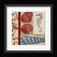 Nautical Surroundings Squares II Framed Print