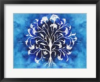 Coral Blues I Framed Print