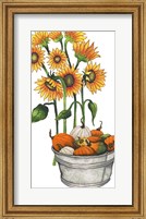 Harvest Bounty Tub I Fine Art Print