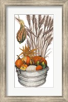Harvest Bounty Tub III Fine Art Print