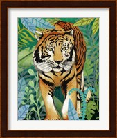 Tiger In The Jungle II Fine Art Print