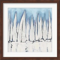 White Sailboat Crowd II Fine Art Print