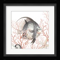Ocean Fish On Coral Fine Art Print