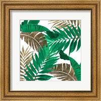 Modern Jungle Leaves Close Up II Fine Art Print