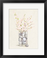 Spring Vase With Pebbles Fine Art Print